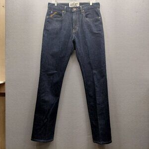 EUC Ariat Jeans Men's 33x34 Legacy M1 Vintage Straight Leg Western Rodeo Cowboy